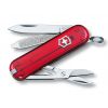 Victorinox Classic red transparant SD Zakmes 7 functies