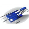 Victorinox Swisscard Lite Zakmes Blauw Transparant 13 functies