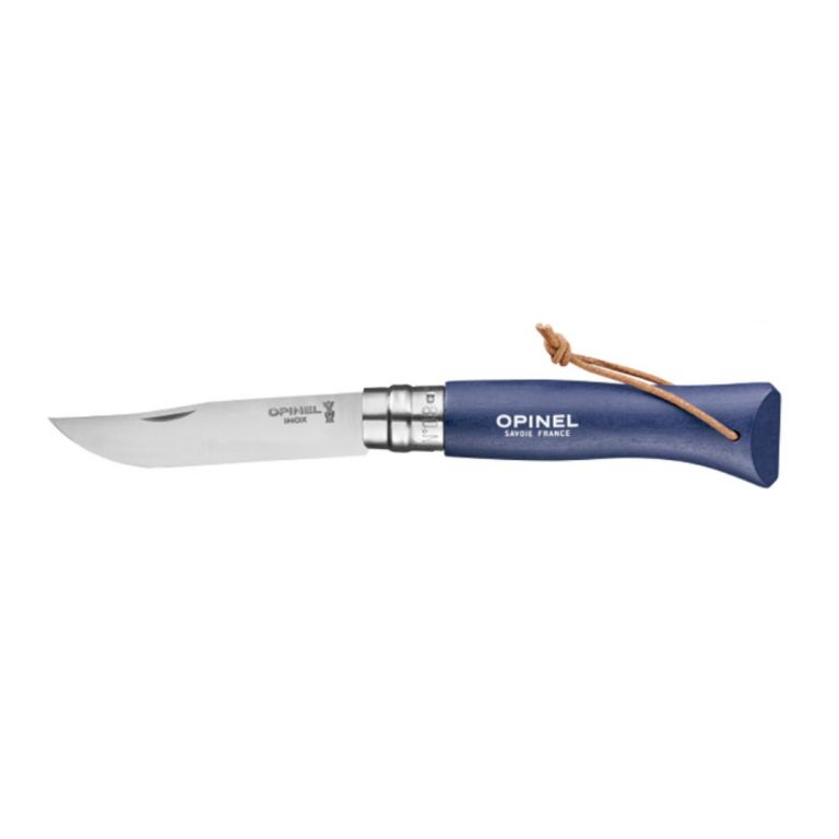 Opinel Zakmes N°08 Tradition Colorama Blauw