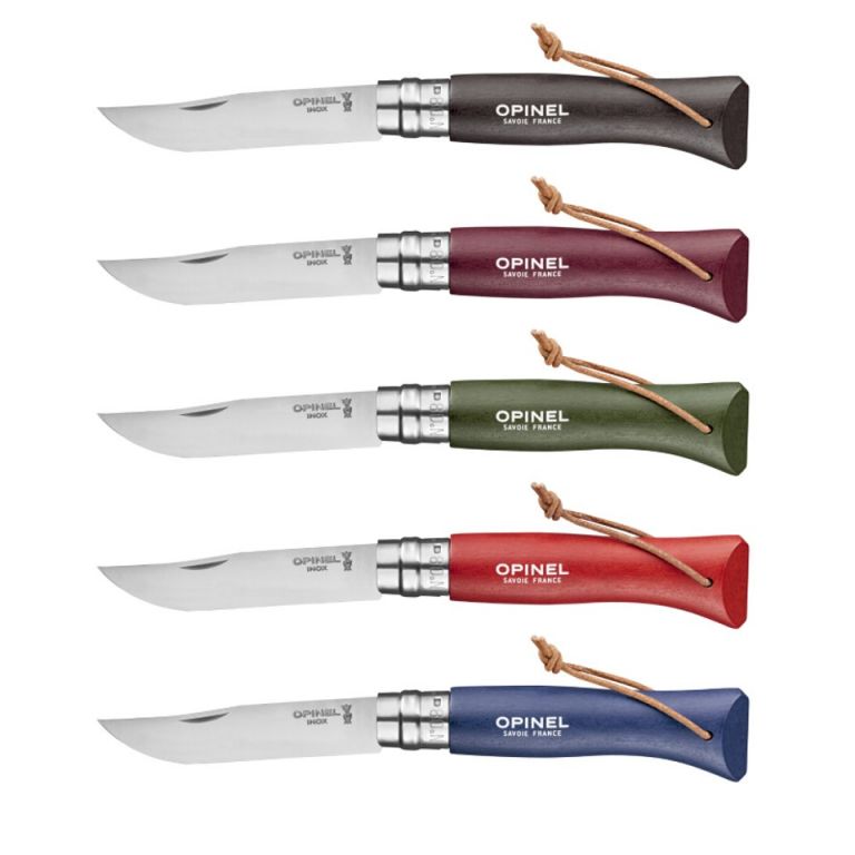 Opinel Zakmes N°08 Tradition Colorama Rood