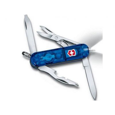 Victorinox Midnite Manager Blue Transparant Zakmes 10 functies