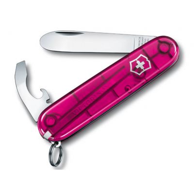 My First Victorinox Pink Transparant Zakmes 8 functies