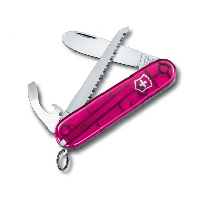 My First Victorinox Pink Transparant Zakmes 9 functies