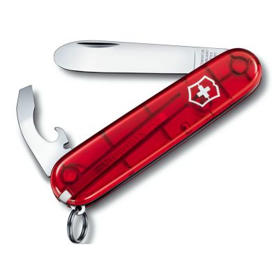 My First Victorinox Red Transparant Zakmes 8 functies